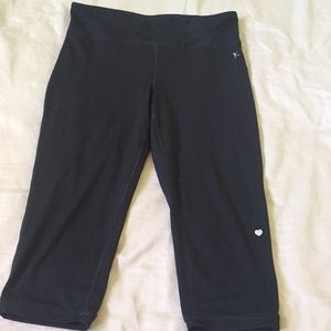 Girls Black Workout Leggings